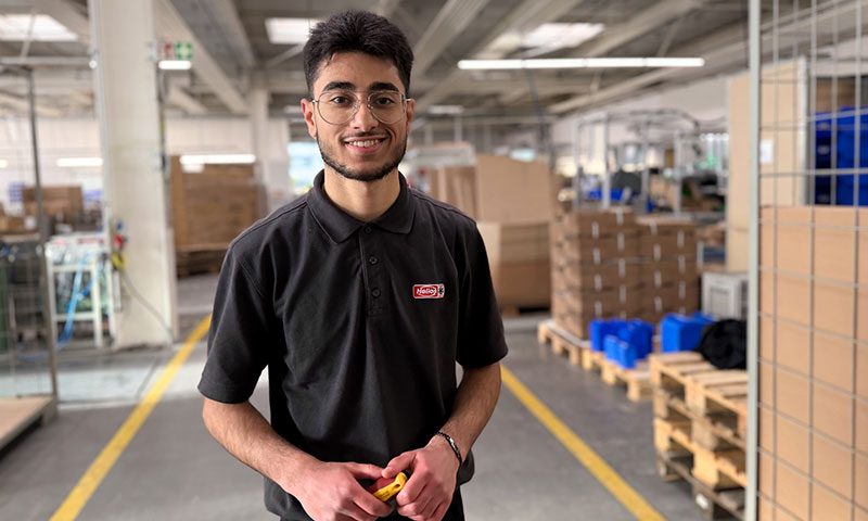 Laith, Auszubildender zum Zerspanungsmechaniker