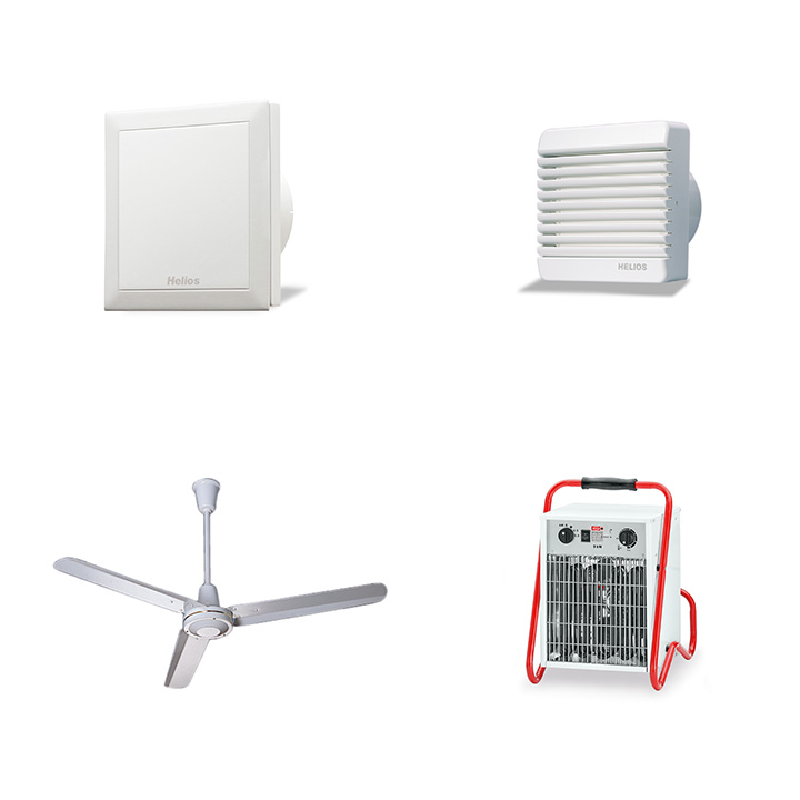 Kleinraumventilatoren