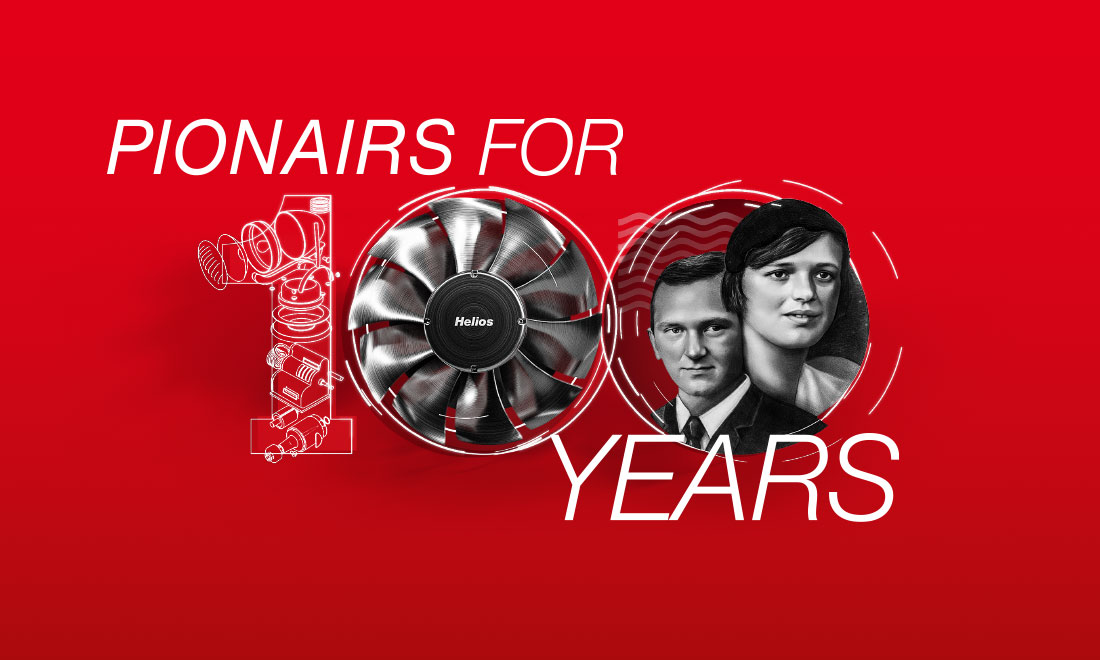 Helios feiert unter dem Motto Pionairs for 100 Years sein 100-jähriges Firmenjubiläum