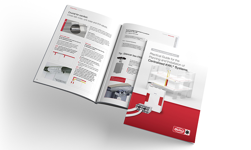 The new Practical Guide for the Planning and Installation of Centralised KWL® Systems from Helios